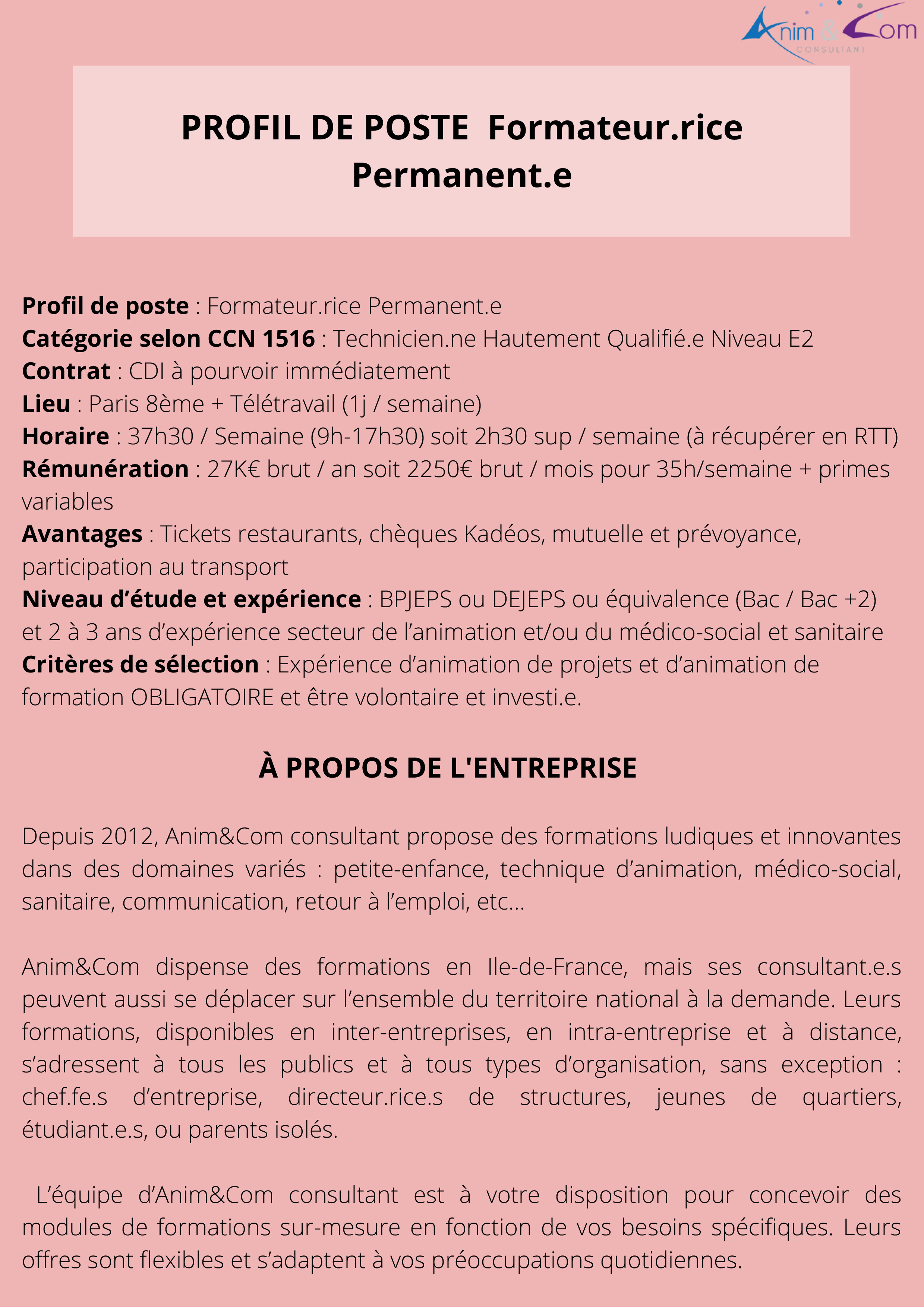 Anim&Tap éducation