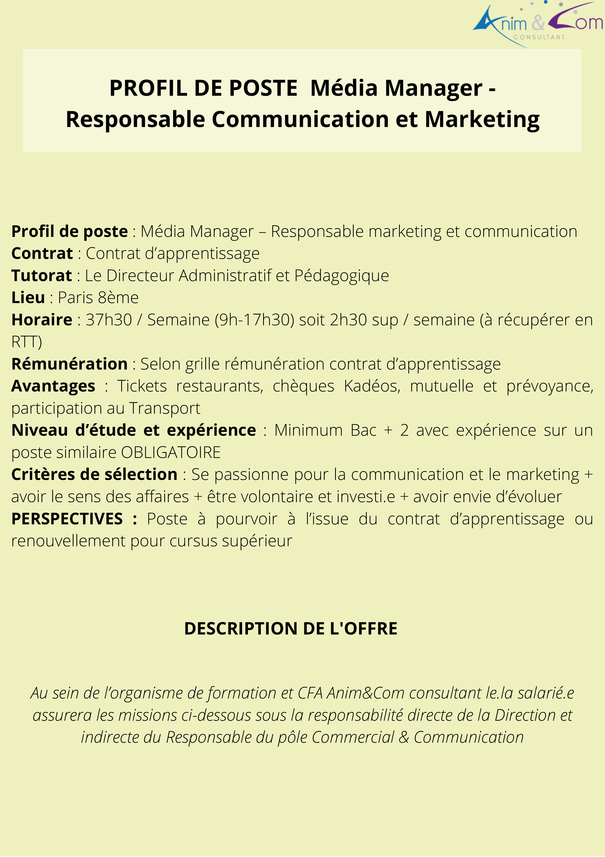 Anim&Tap éducation