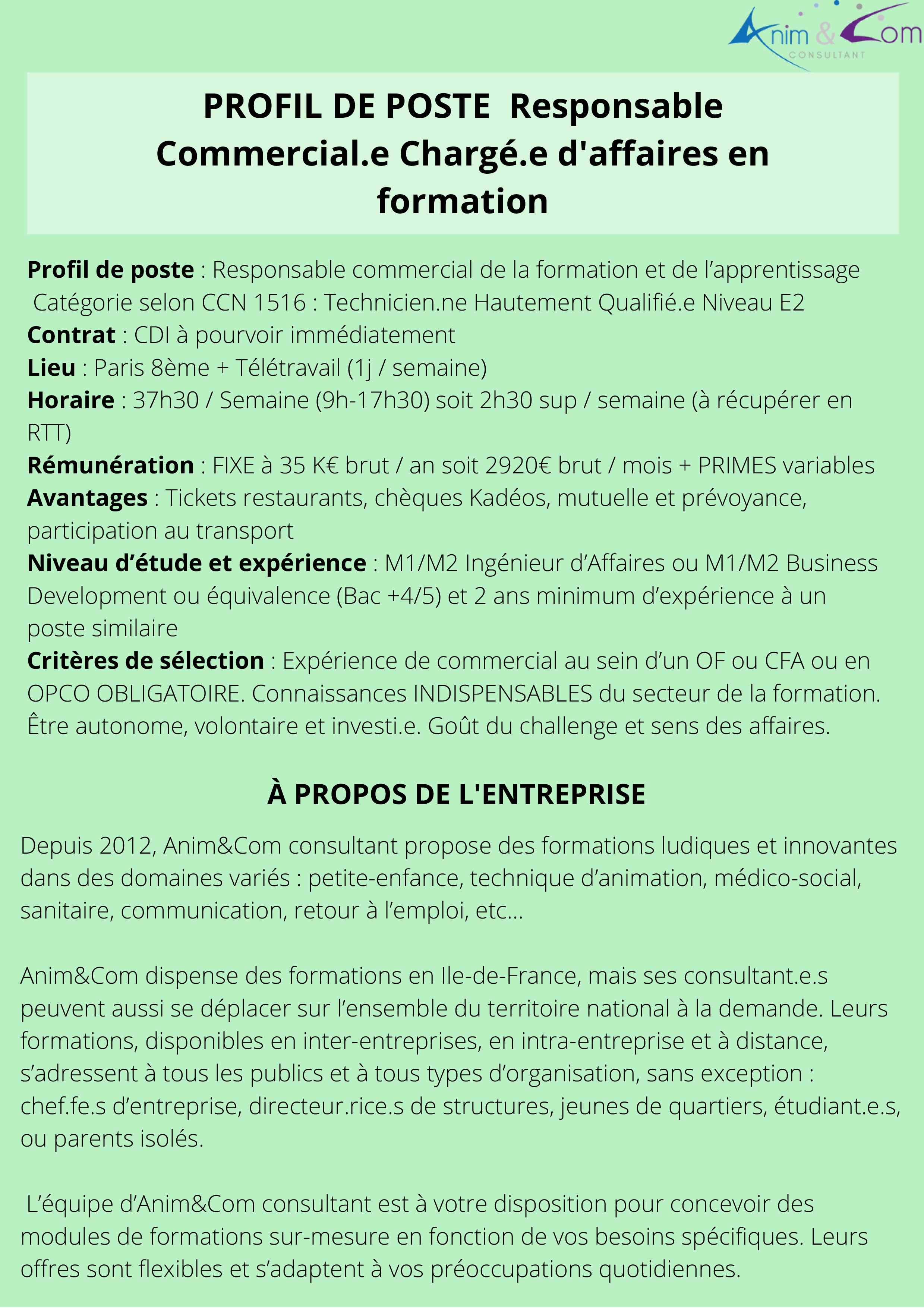 Anim&Tap éducation